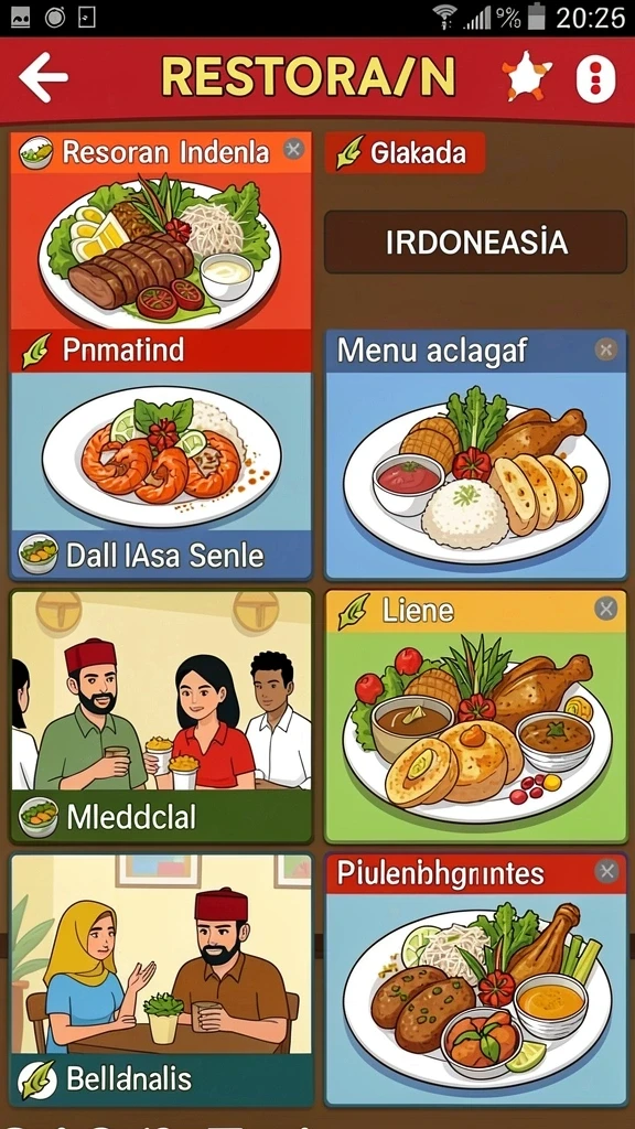 Cuplikan layar menu unduhan mr888 untuk perangkat Android